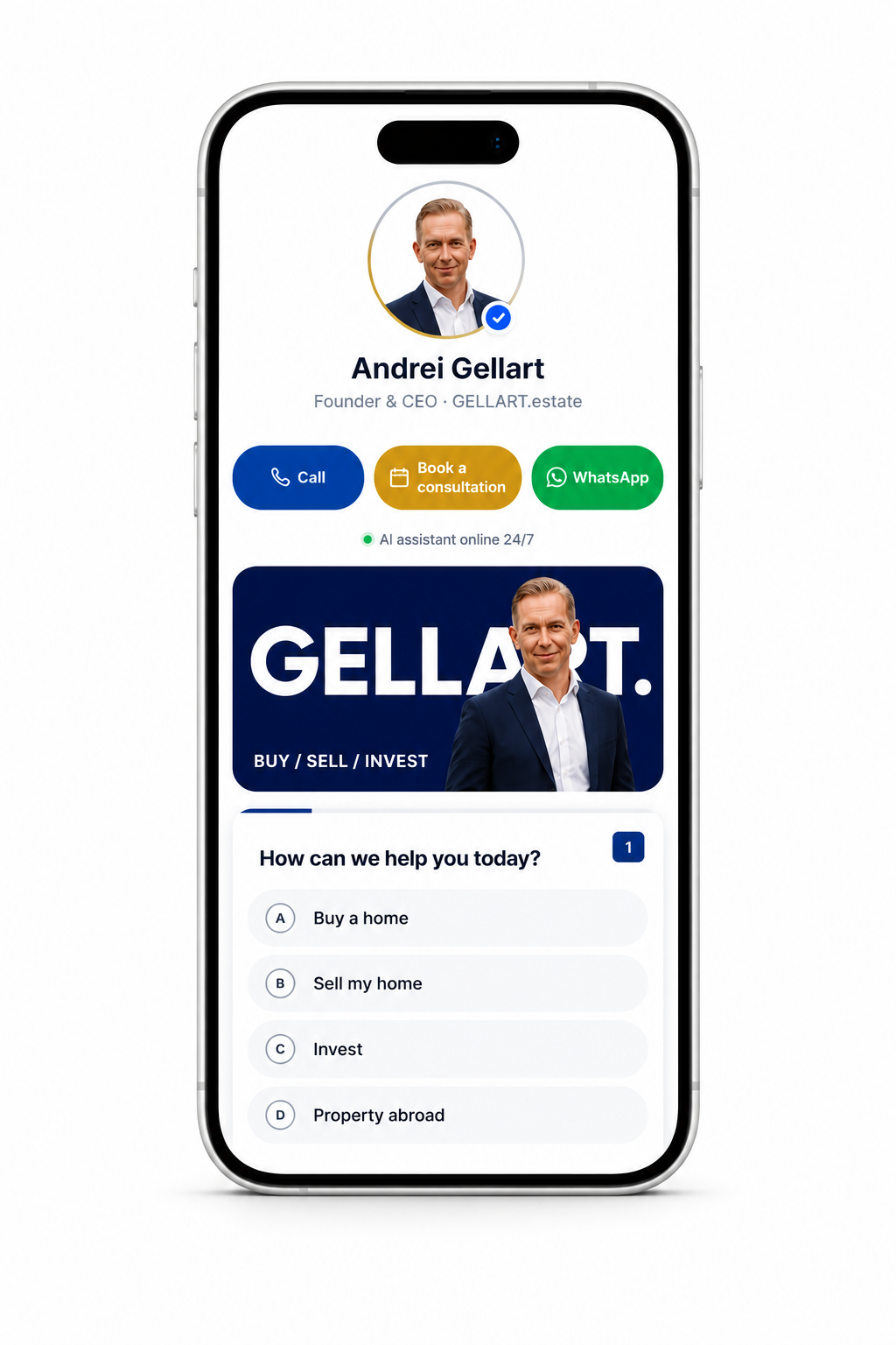 Leaduu AI bio link for real estate agents